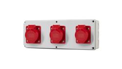 Rozdzielnia HORIZONTAL S - gniazda 3x16A 5p-66866