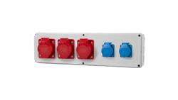 Rozdzielnia HORIZONTAL B - gniazda 3x16A 5p, 2x230V-66803