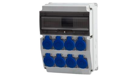 Rozdzielnica CAJA 12M - gniazda 8x230V /12 modułów/-69900