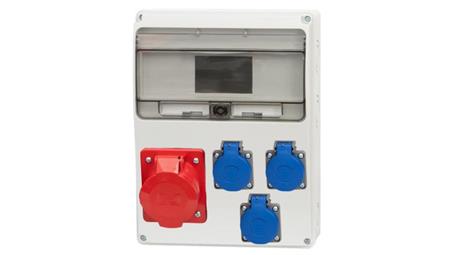 Rozdzielnica LAGO 11M - gniazda 32A 5p, 3x230V /11 modułów/-69864