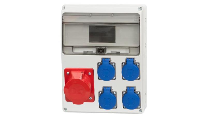 Rozdzielnica LAGO 11M - gniazda 32A 5p, 4x230V /11 modułów/-69862