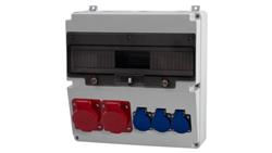 Rozdzielnica LAGO 17M - gniazda 2x16A 5p, 3x230V /17 modułów/-69791