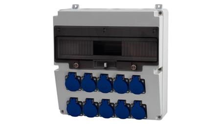 Rozdzielnica LAGO 17M - gniazda 10x230V /17 modułów/-69887