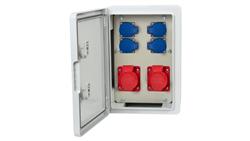 Rozdzielnica budowlana RB-250 - gniazda 2x16A 5p, 4x230V-66724