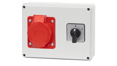 Rozdzielnica R-190 - gniazda 16A 5p, 0/1(16A)-66790