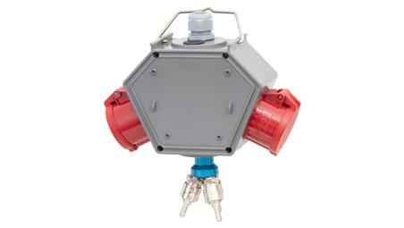 Rozdzielnica POLYBOX - gniazda 2x32A 5p + 3xAIR(powietrze)-66675