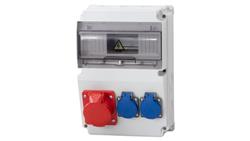 Rozdzielnica LAGO 10M - gniazda 32A 5p, 2x230V /10 modułów/-69993