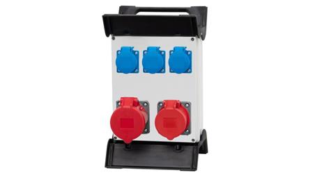 Rozdzielnica R-240 - gniazda 2x32A 5p, 3x230V na stelażu plastikowym-66908