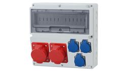 Rozdzielnica LAGO 14M - gniazda 16A 5p, 32A 5p, 3x230V /14 modułów/-69990