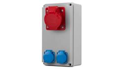 Rozdzielnica VERTICAL - gniazda 32A 5p, 2x230V-66702