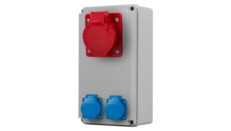 Rozdzielnica VERTICAL - gniazda 32A 5p, 2x230V-66702 Rozdzielnica VERTICAL - gniazda 32A 5p, 2x230V-66702