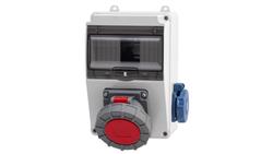 Rozdzielnica LAGO 7M - gniazda 32/5, 230V IP65 /7 modułów/-69867
