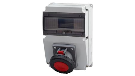 Rozdzielnica LAGO 10M - gniazda 63A 5p IP65 /10 modułów/-69251