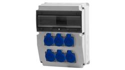 Rozdzielnica CAJA 12M - gniazda 6x230V /12 modułów/-69826