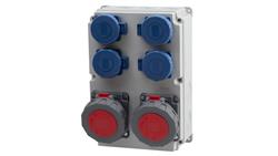 Rozdzielnica R-300 - gniazda 16A 5p, 32A 5p, 4x230V IP65-66742