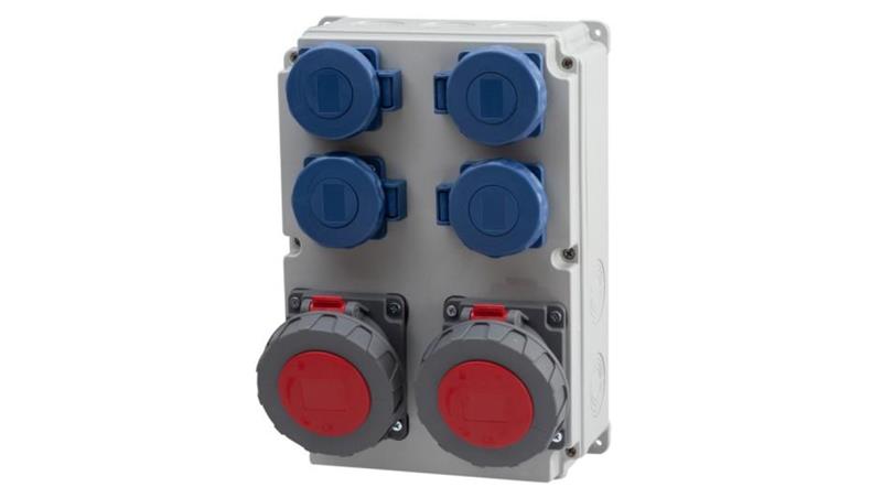 Rozdzielnica R-300 - gniazda 2x16A 5p, 4x230V IP65-66874