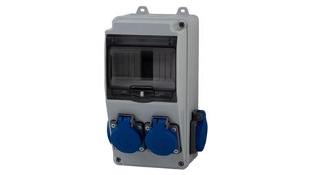 Rozdzielnica LAGO 5M - gniazda 4x230V /5 modułów/-69898
