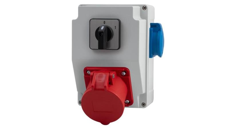 Rozdzielnia RS-KOMBI - gniazda 32A 5p, 230V, 0/1(32A)-66734