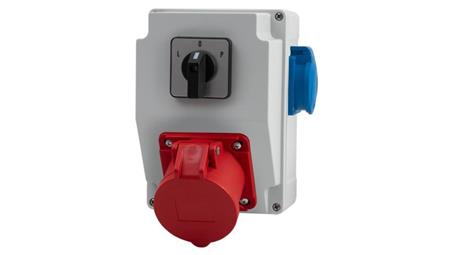 Rozdzielnia RS-KOMBI - gniazda 32A 5p, 230V, L/P(32A)-66827
