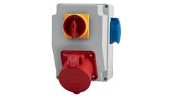 Rozdzielnia RS-KOMBI - gniazda 32A 5p, 230V, L/P (32A-Z)-66860