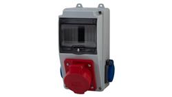 Rozdzielnica LAGO 5M - gniazda 32A 5p, 2x230V /5 modułów/-69885