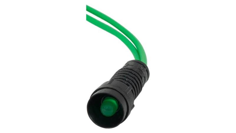 Kontrolka diodowa fi 5mm, 24V zielona/green-6687 Kontrolka diodowa fi 5mm, 24V zielona/green-6687