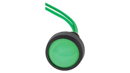 Kontrolka diodowa fi 20mm, 24V zielona/green-6867