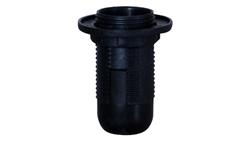 Oprawka termoplastyczna E14-1 kołnierz - czarna 2A, 250V-51195