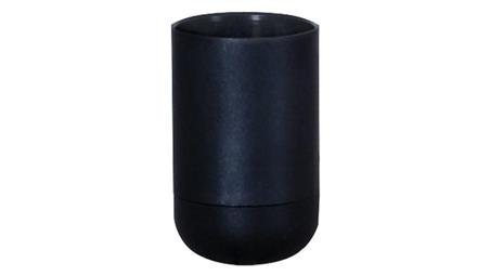 Oprawka termoplastyczna E27-6 - czarna 4A, 250V-51189