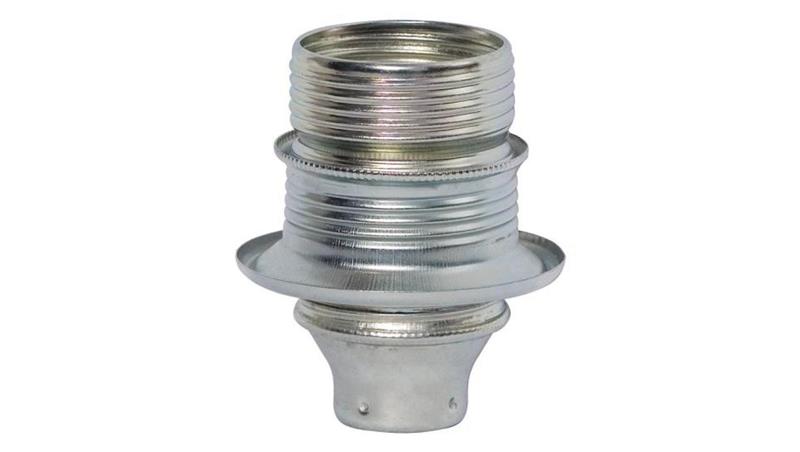 Oprawka metalowa E27 z kołnierzem, 4A, 250V-51184 Oprawka metalowa E27 z kołnierzem, 4A, 250V-51184