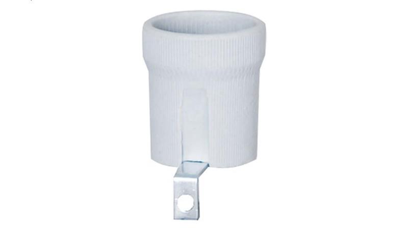 Oprawka porcelanowa E27 typ 426, 4A, 250V z uchwytem-51085