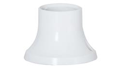 Oprawka prosta przykręcana E27 biała-51072