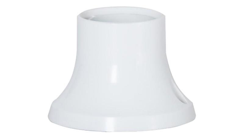 Oprawka prosta przykręcana E27 biała-51072