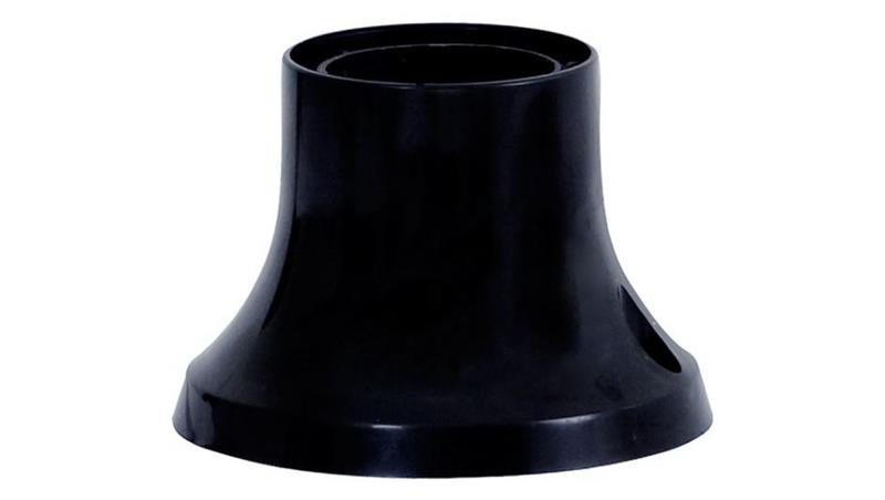 Oprawka prosta przykręcana E27 czarna-51086