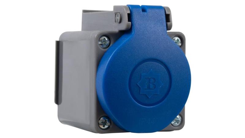 Gniazdo pojedyncze 230V Schuko z puszką BS-30588