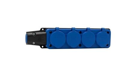 Listwa gumowa 4x230V 16A IP54 niebieska-27535