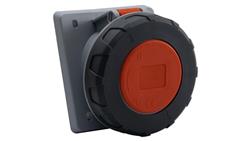 Gniazdo siłowe tablicowe skośne 63A 5p /FE/ IP67-31895