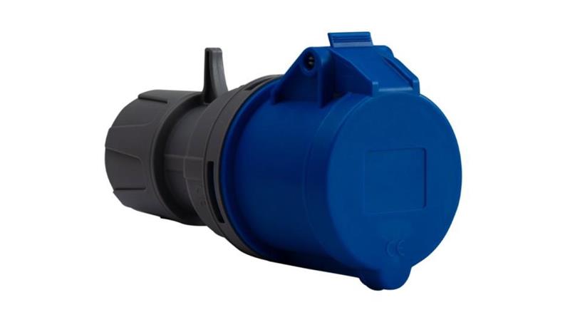 Gniazdo przemysłowe - przenośne 32A 3p 200V-250V /FE/ IP44-31418