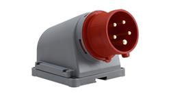 Wtyk siłowy stały odbiornikowy 16A 5p IP44 /FE/-27218