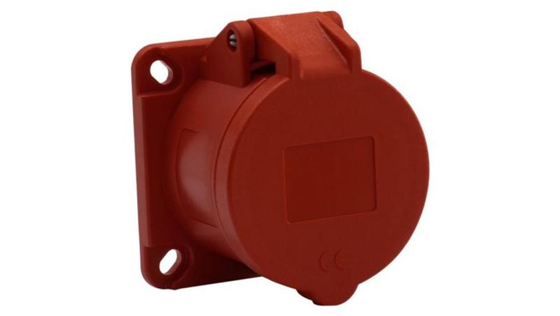 Gniazdo tablicowe proste 16A 5p /FE/ IP44-31900