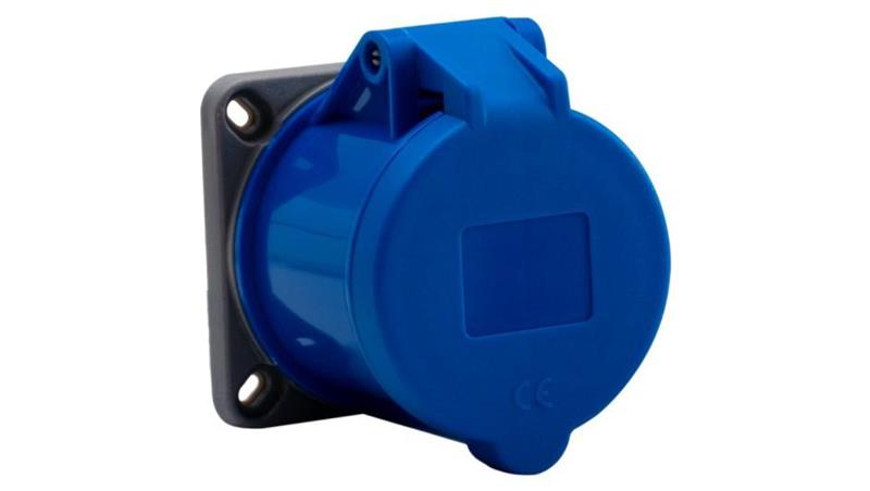 Gniazdo przemysłowe tablicowe proste 32A 3p 250V/FE/ IP44-31914 Gniazdo przemysłowe tablicowe proste 32A 3p 250V/FE/ IP44-31914