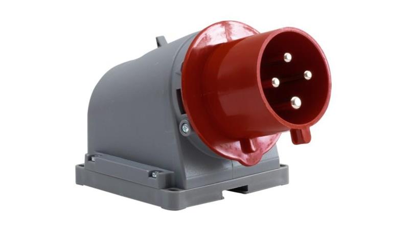 Wtyk siłowy stały odbiornikowy 32A 4p IP44 /FE/-27222 Wtyk siłowy stały odbiornikowy 32A 4p IP44 /FE/-27222