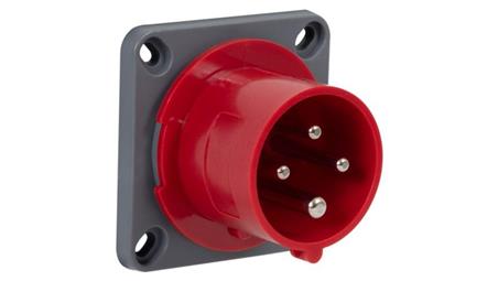 Wtyk siłowy tablicowy odbiornikowy 16A 4p IP44/FE/-29282