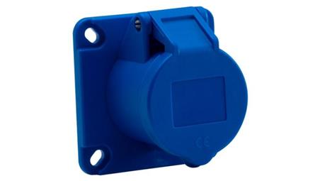 Gniazdo przemysłowe tablicowe proste 16A 3p 250V/FE/ IP44-31911