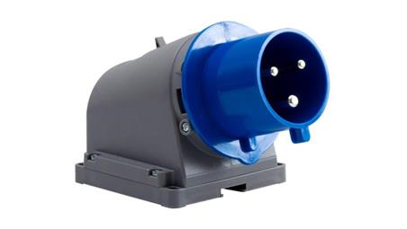 Wtyk przemysłowy stały odbiornikowy 32A 3p IP44 /FE/-27226