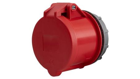 Gniazdo tablicowe proste 16A 5p IP44 /FE/ NAKRĘTKA-31898