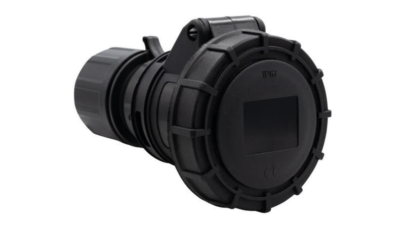 Gniazdo przemysłowe-przenośne 16A 3p 200V-250V /FE/ IP67 czarne-31420