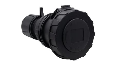 Gniazdo przemysłowe-przenośne 32A 3p 200V-250V /FE/ IP67 czarne-31410