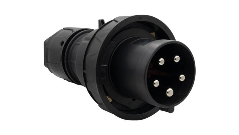 Wtyczka siłowa 63A 5p 380V-415V /FE/ IP67 czarna-29245 Wtyczka siłowa 63A 5p 380V-415V /FE/ IP67 czarna-29245