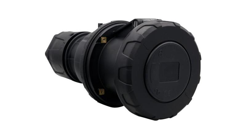 Gniazdo siłowe przenośne 63A 5p 380V-415V /FE/ IP67 czarne-31406